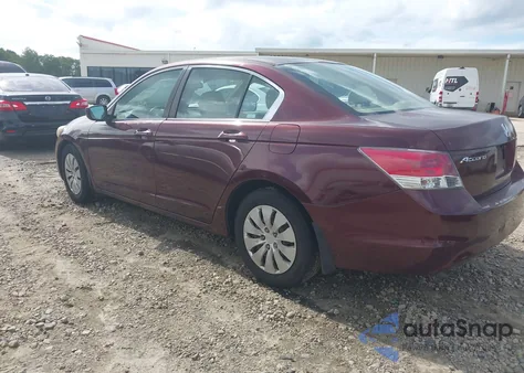 2008 Honda Accord 2.4 Lx z USA, uszkodzony, nr VIN 1HGCP26378A121606